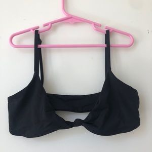 Saltwater Solids Tall Tri Knot Top